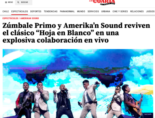 Zúmbale Primo y Amerika’n Sound reviven el clásico “Hoja en Blanco” en una explosiva colaboración en vivo